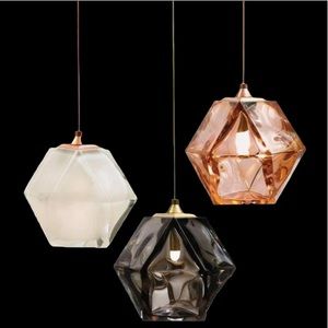 Eula Pendant Glass Blown Lighting-Copper.